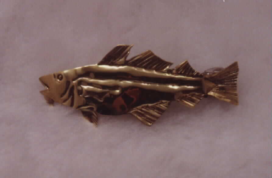 cod fish barrette