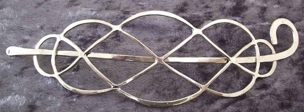 celtic wave barrette