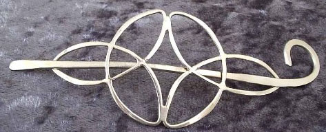 celtic knot barrette