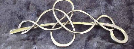 celtic swirl barrette