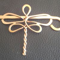 dragonfly barrette